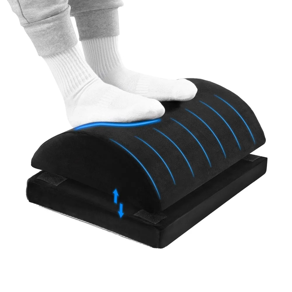 Adjustable Memory Foam Footrest Cushion, 2 Heights | Giselle