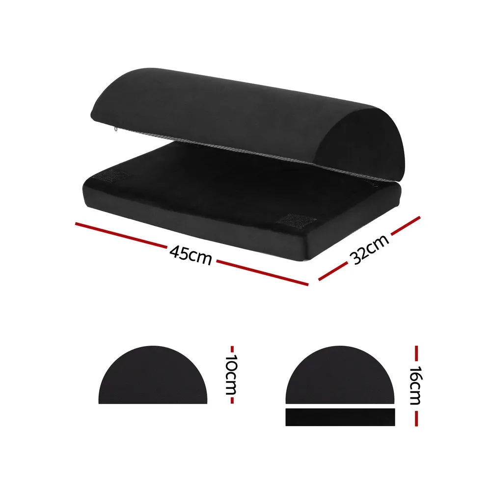 Adjustable Memory Foam Footrest Cushion, 2 Heights | Giselle