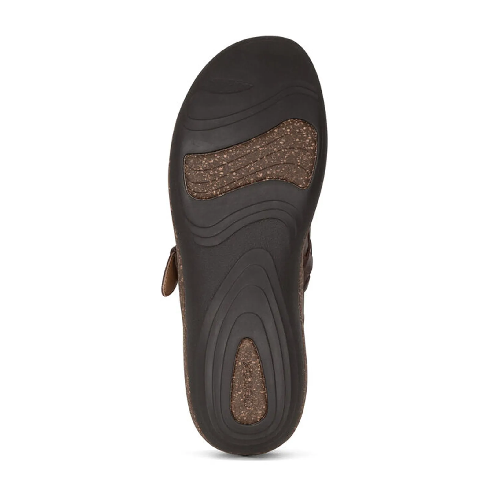 Aetrex Libby Clog (Women) - Brown Leather