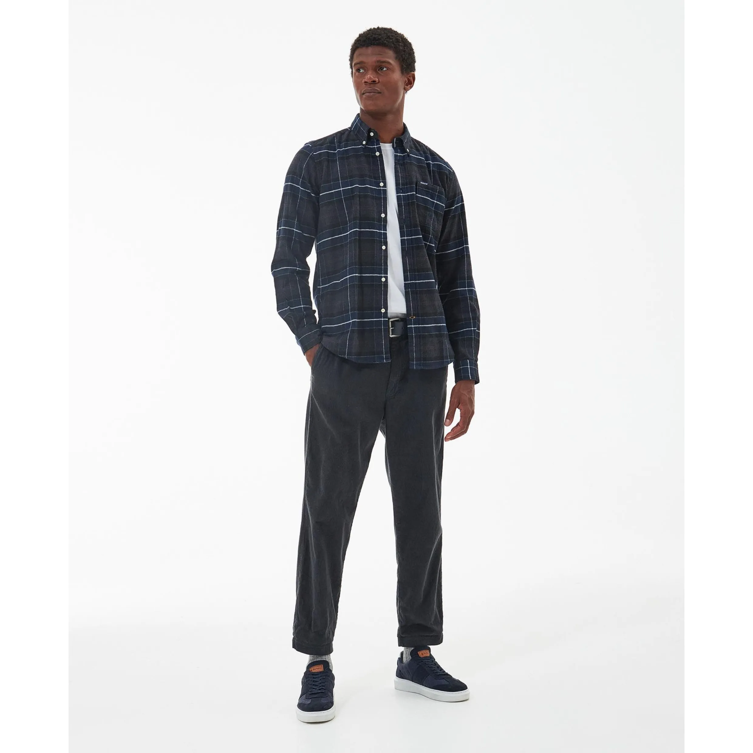 Barbour Kyeloch Tailored Shirt Black Slate MSH5014TN17