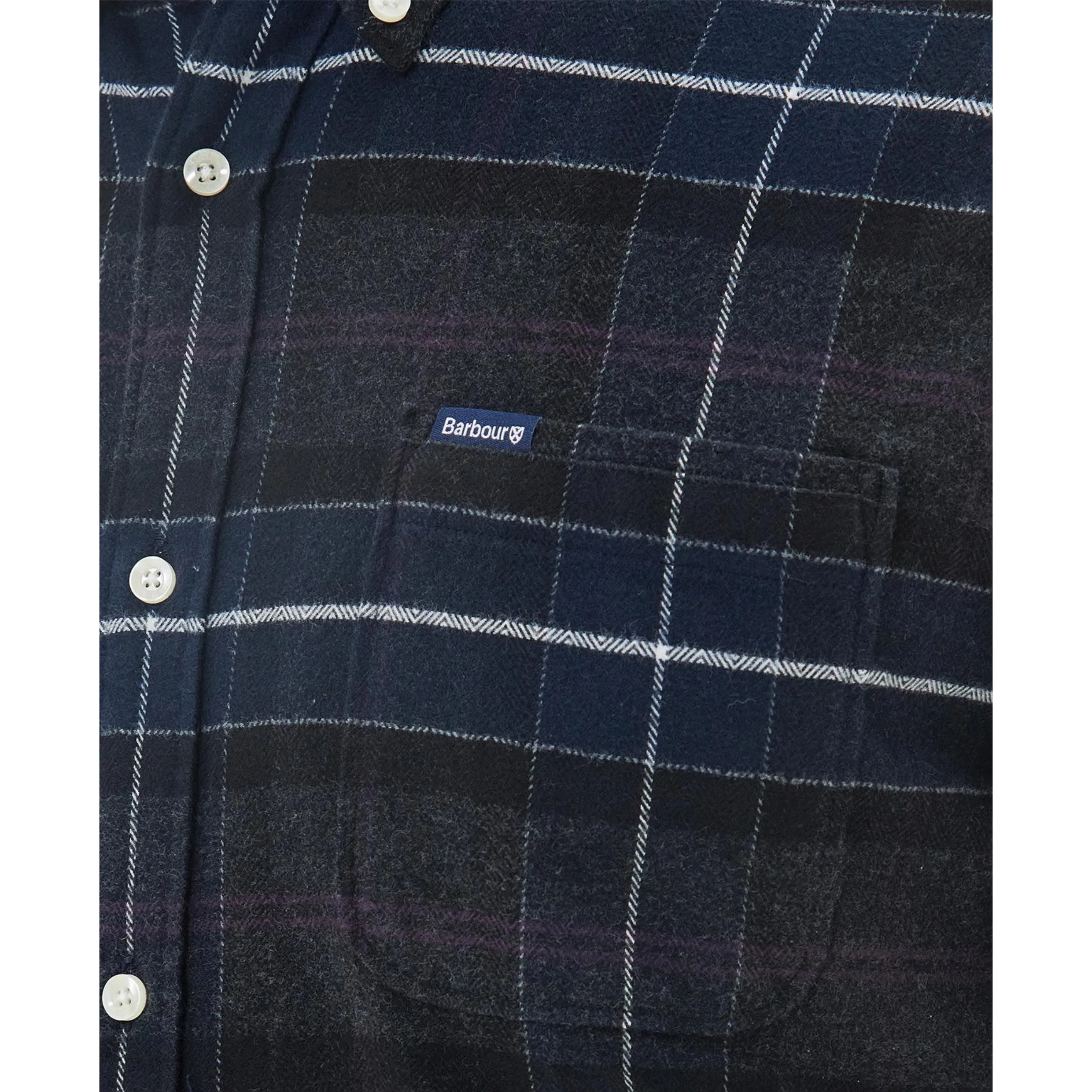 Barbour Kyeloch Tailored Shirt Black Slate MSH5014TN17