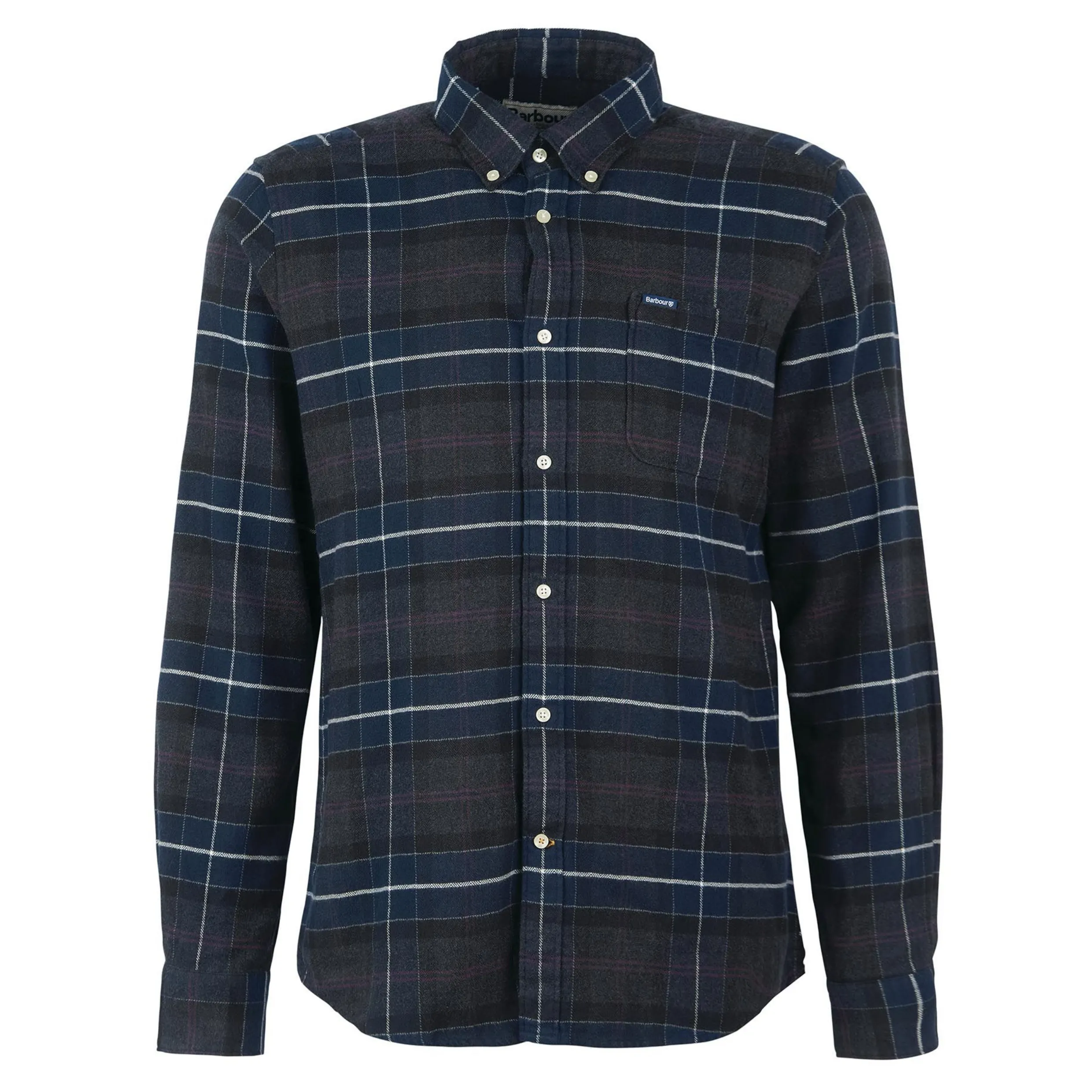 Barbour Kyeloch Tailored Shirt Black Slate MSH5014TN17