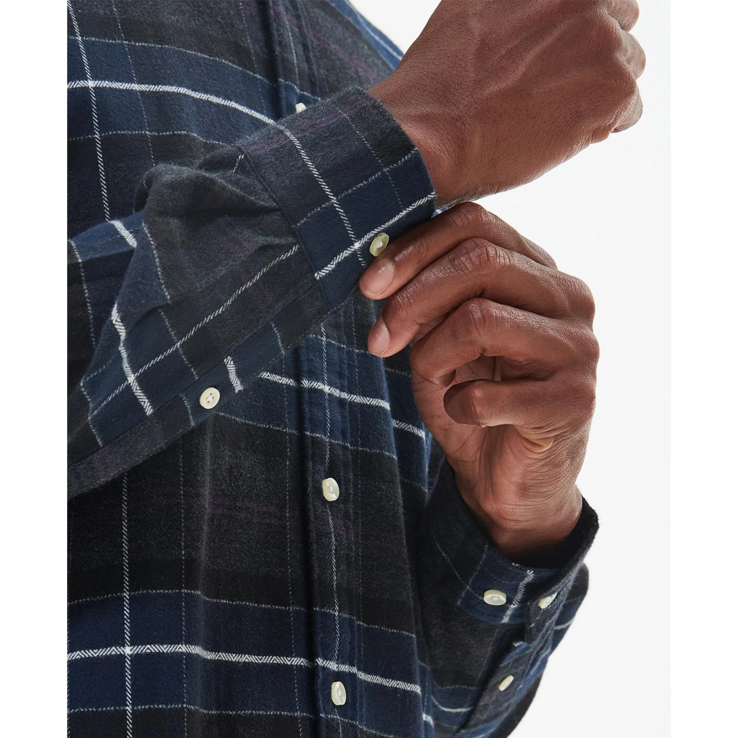 Barbour Kyeloch Tailored Shirt Black Slate MSH5014TN17