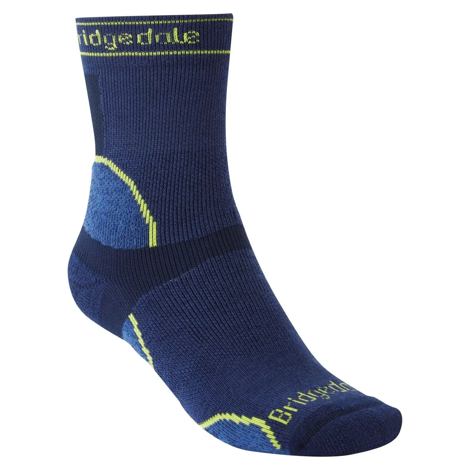 Bridgedale Mens Trail Run Midweight T2 Merino Sport Crew  Socks