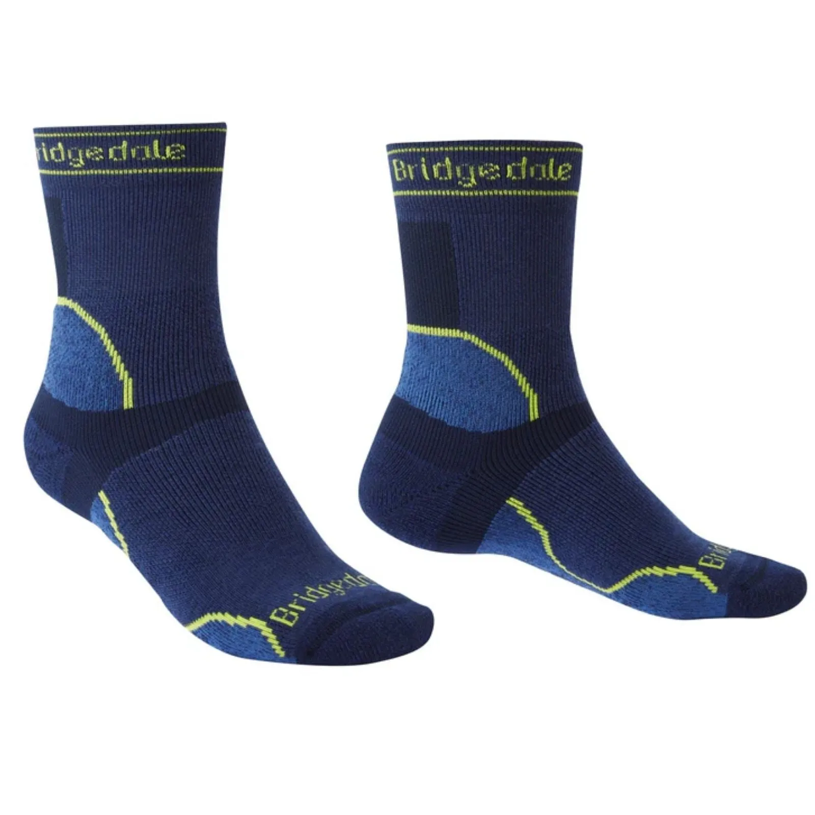 Bridgedale Mens Trail Run Midweight T2 Merino Sport Crew  Socks