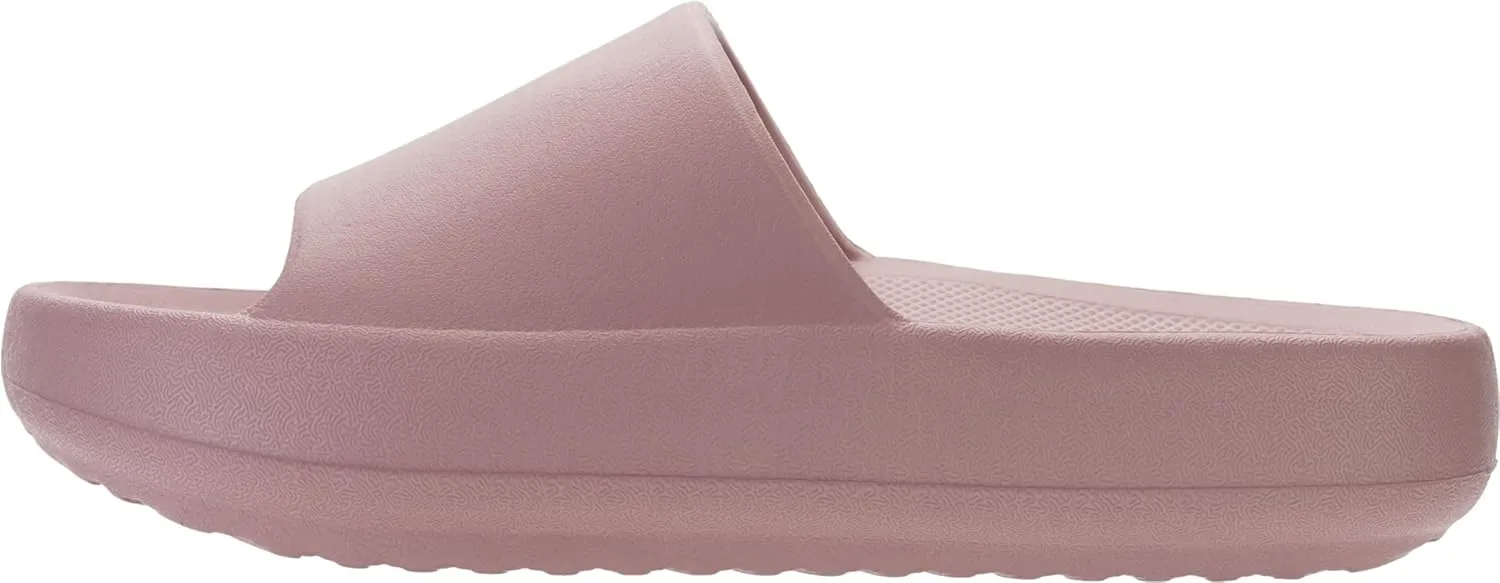 BRONAX Arch Support Slides for Women and Mens | Cushioned Thick Sole Pain Relief Slippers