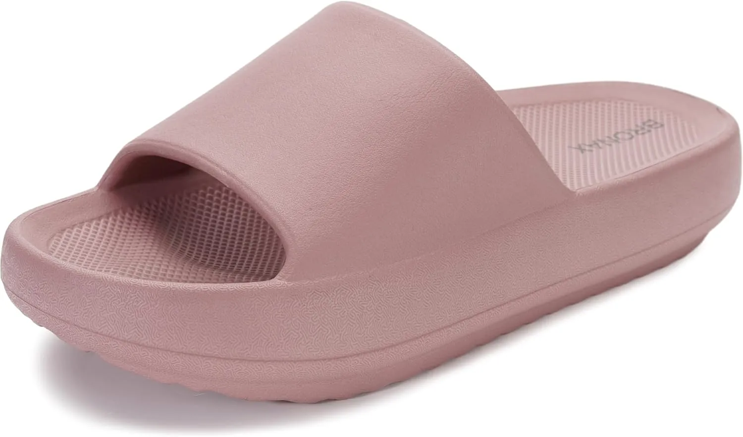 BRONAX Arch Support Slides for Women and Mens | Cushioned Thick Sole Pain Relief Slippers
