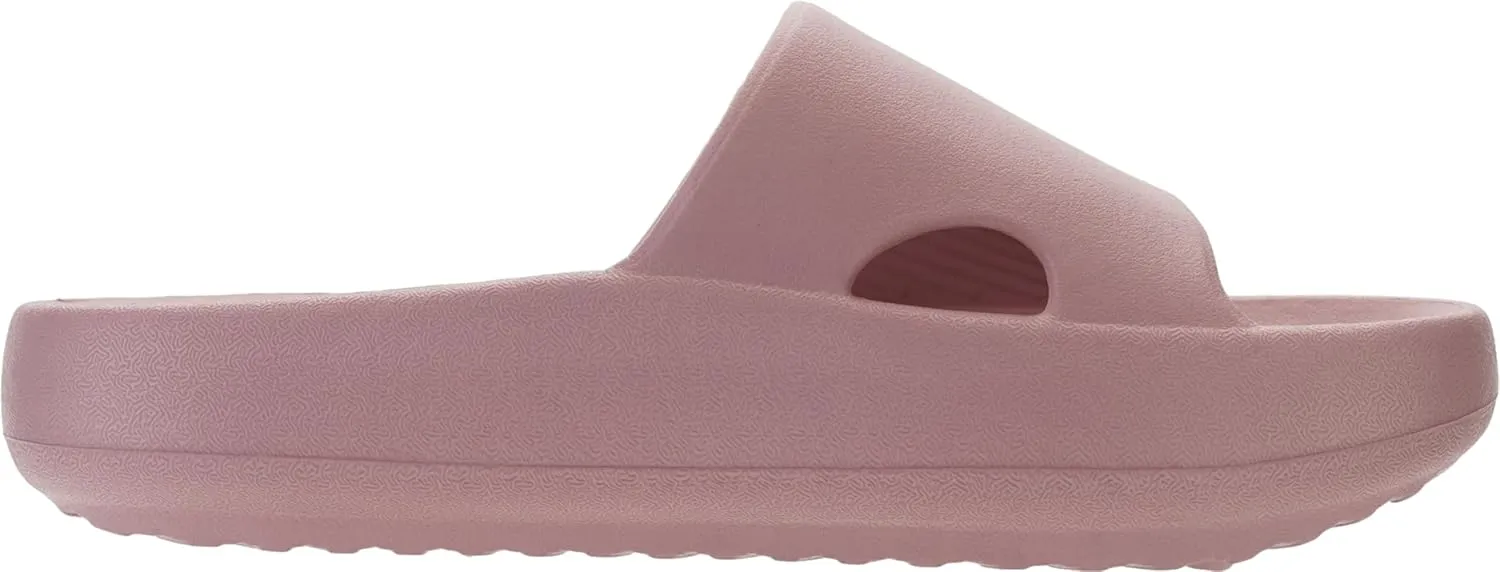 BRONAX Arch Support Slides for Women and Mens | Cushioned Thick Sole Pain Relief Slippers