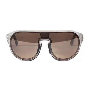 CAFE DU CYCLISTE Eyewear Gabin - Crystal Grey Frame Brown Photocromic Lens