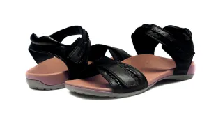 Caroline Orthotic Sandals - Black