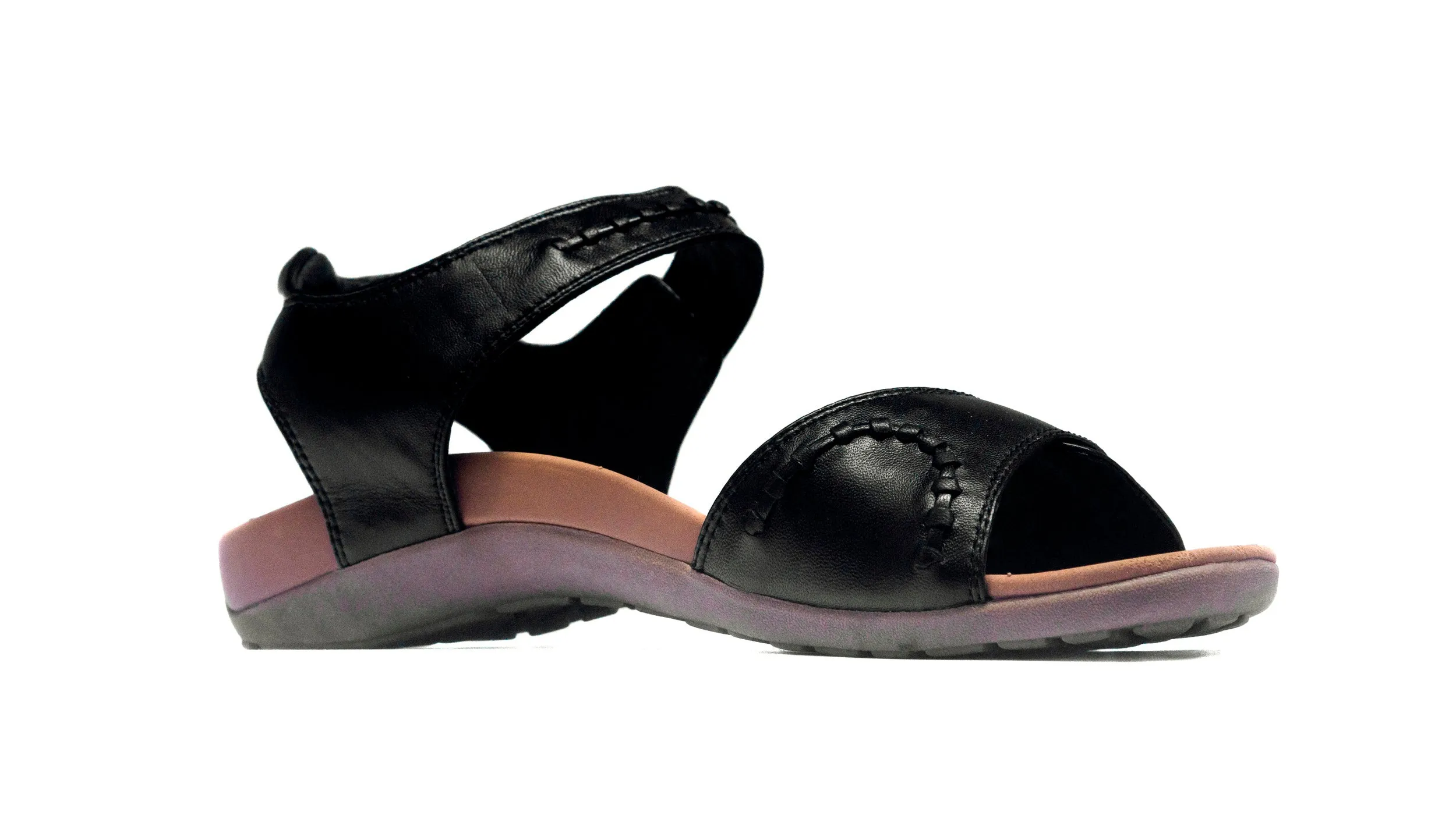 Caroline Orthotic Sandals - Black