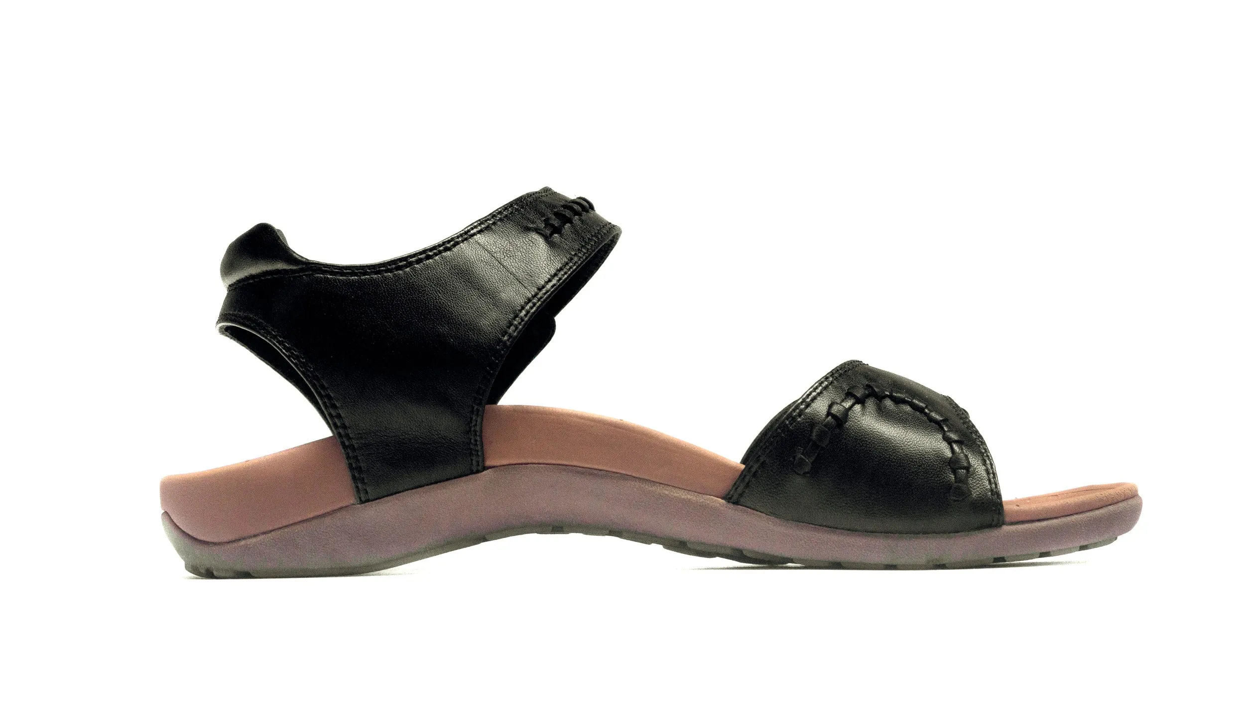 Caroline Orthotic Sandals - Black