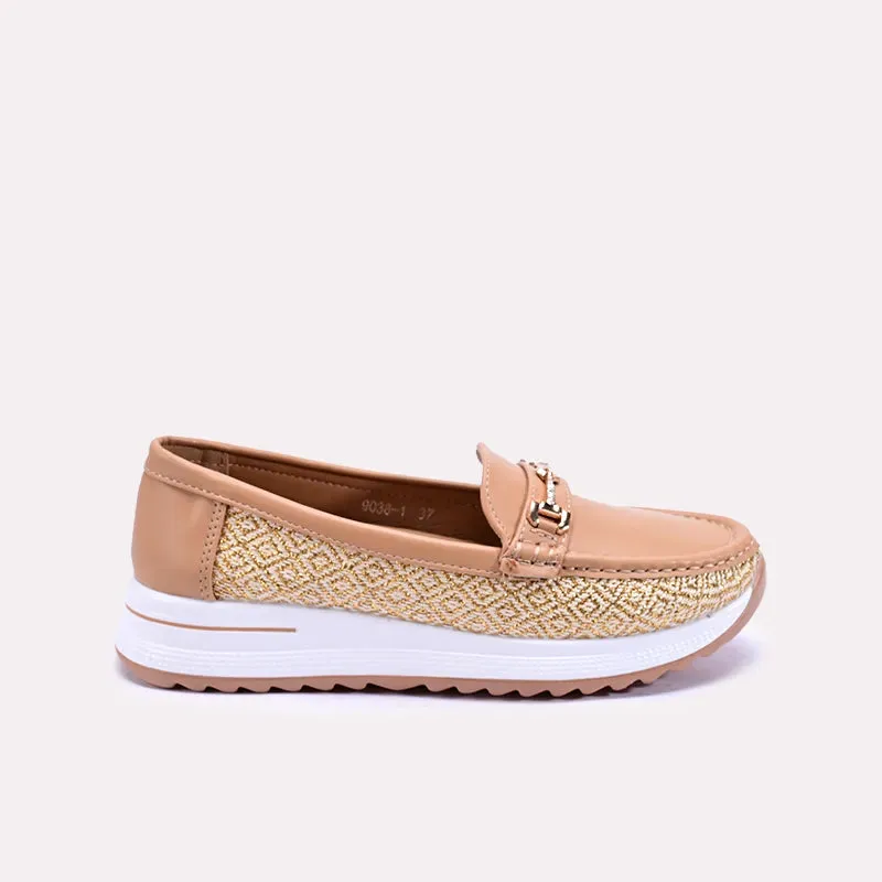 Cecilia Fawn Fancy Loafer Pumps 0431338