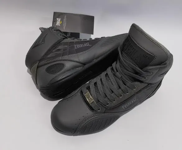 CLEARANCE SALES EVERLAST ELITE BOXING SHOES BOOTS LOW TOP Eur 37-41 Grey