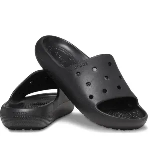 Crocs Classic Slide V2 Black - Adult - Clearance Not Returnable