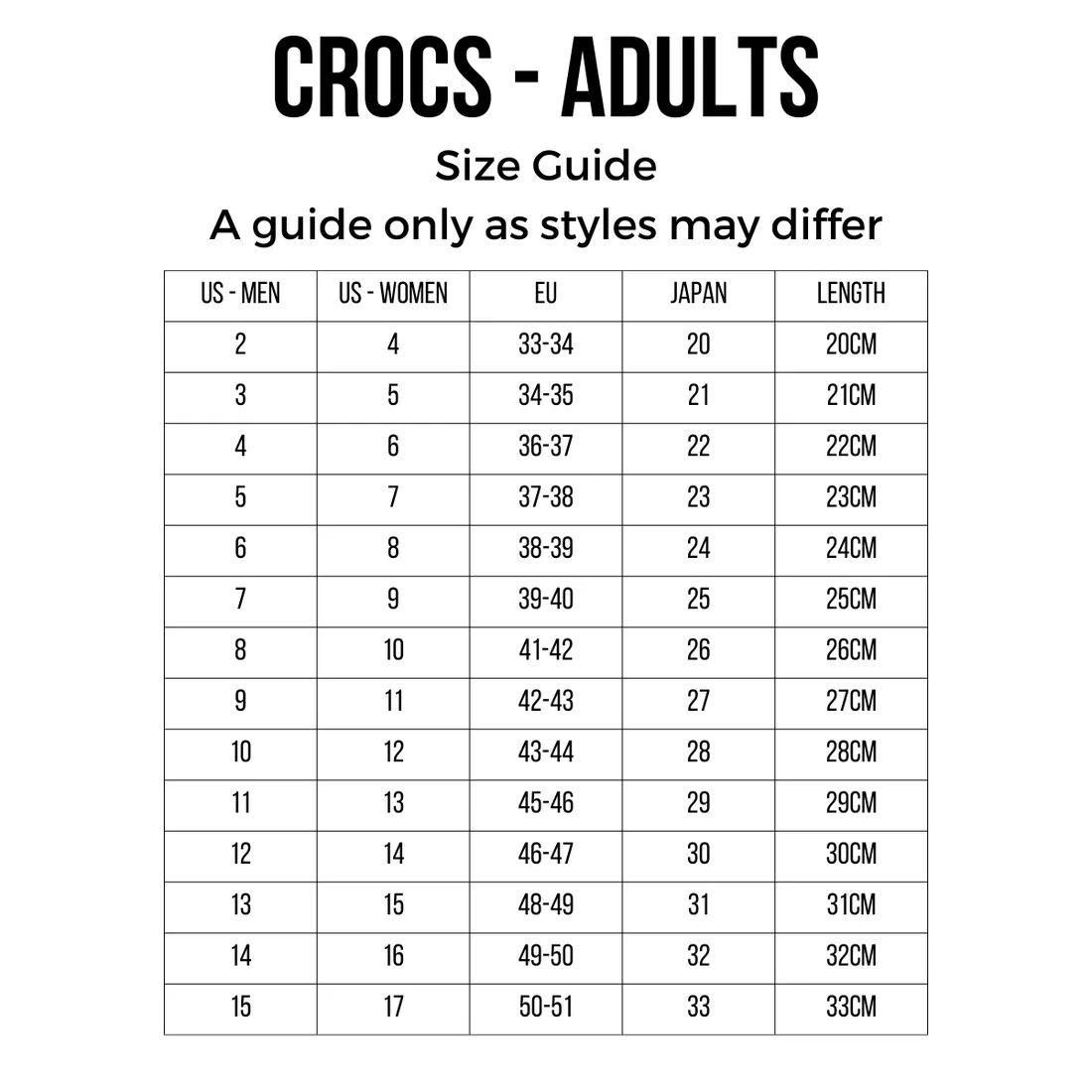 Crocs Classic Slide V2 Black - Adult - Clearance Not Returnable