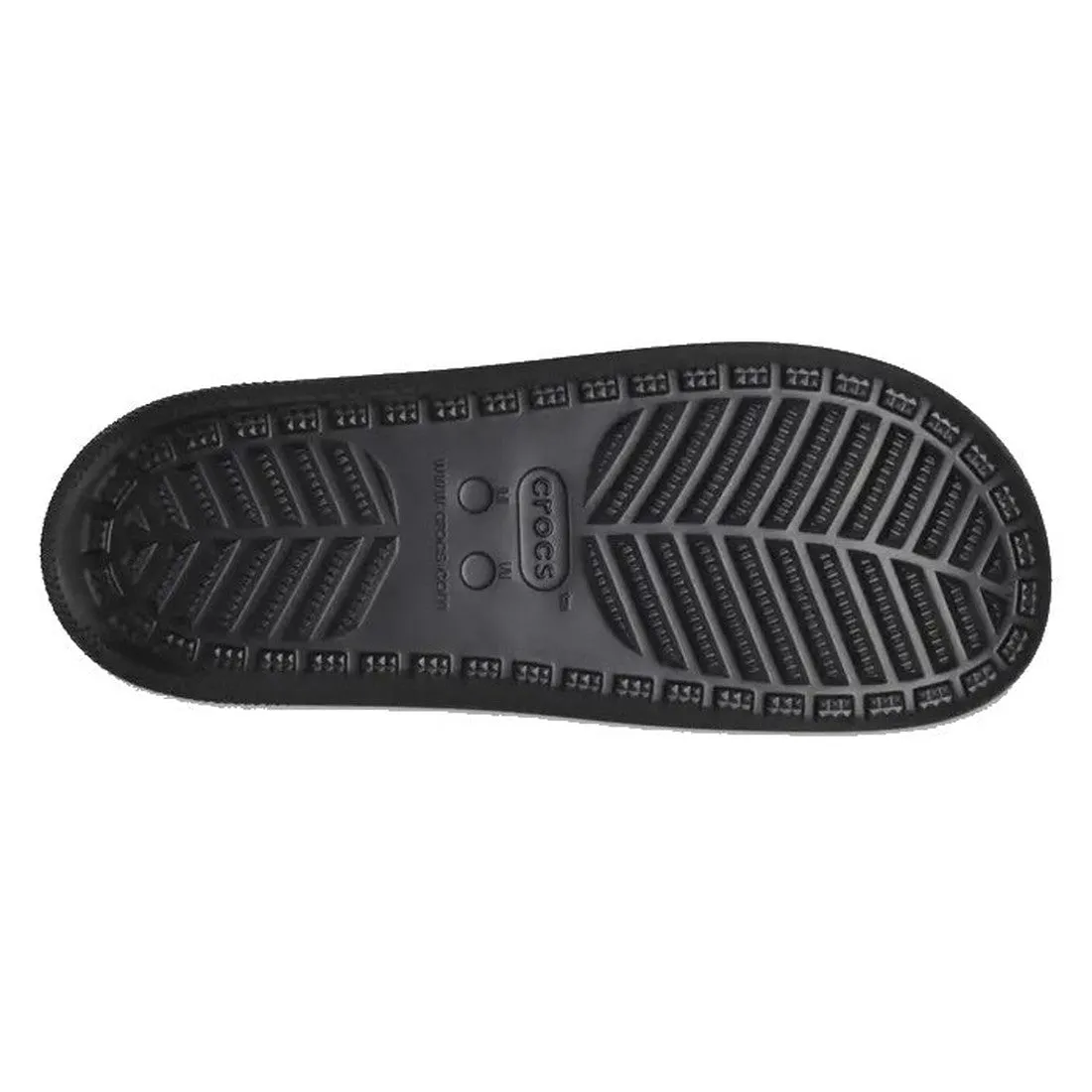Crocs Classic Slide V2 Black - Adult - Clearance Not Returnable