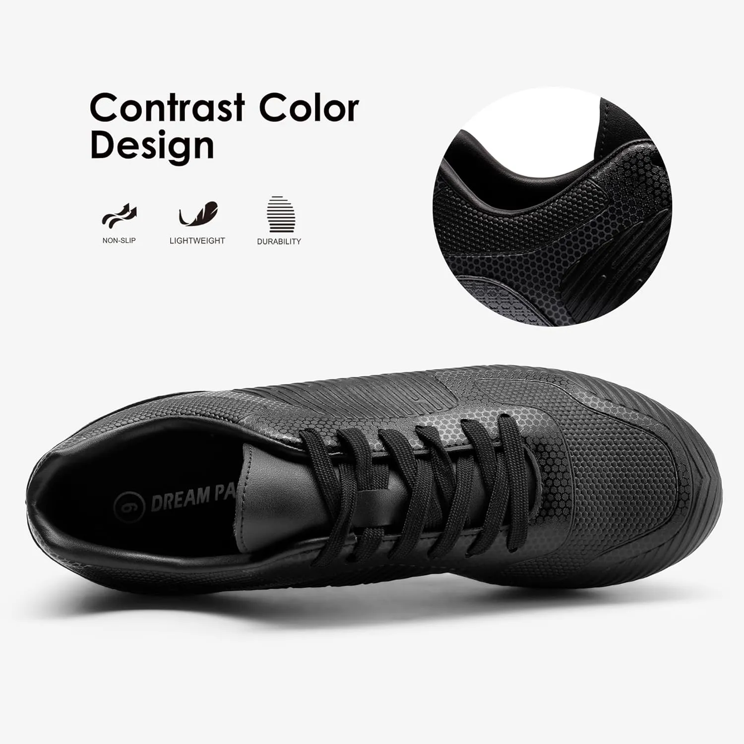 DREAM PAIRS Mens Firm Ground Soccer Cleats Soccer Shoes