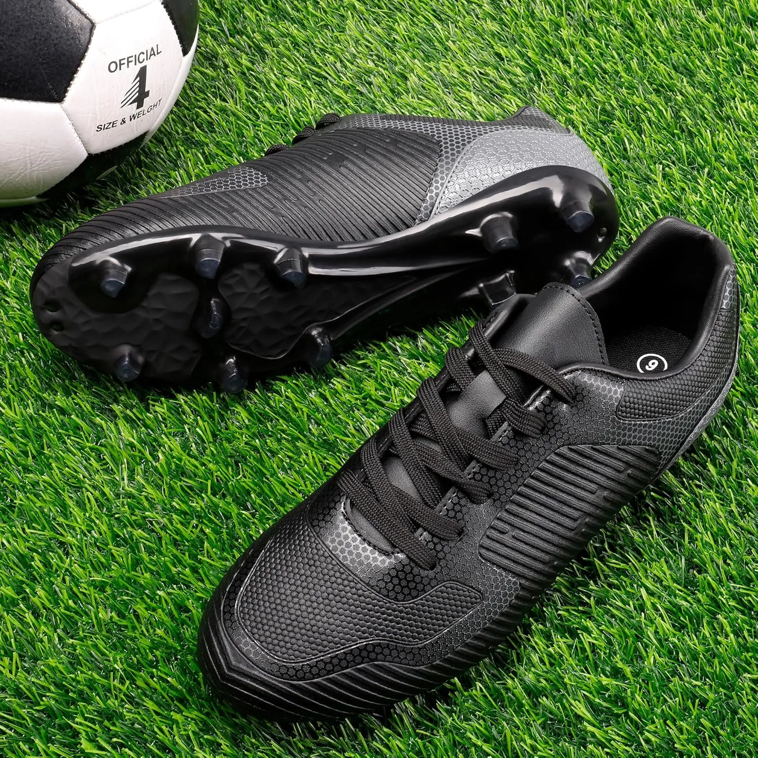 DREAM PAIRS Mens Firm Ground Soccer Cleats Soccer Shoes