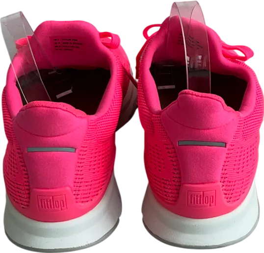 Fit Flop Pink Vitamin Ffx Knit Trainers UK 8 EU 41 👠