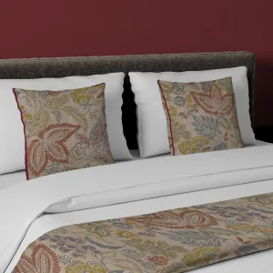 Florista Terracotta, Sage Green and Blue Floral Bedding Set