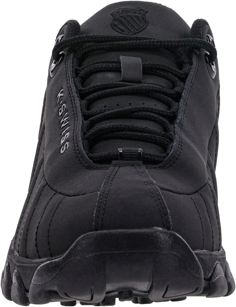 K-Swiss Men's ST329 CMF Sneaker, Wide Tennis Dad Walking Shoes Leather Upper