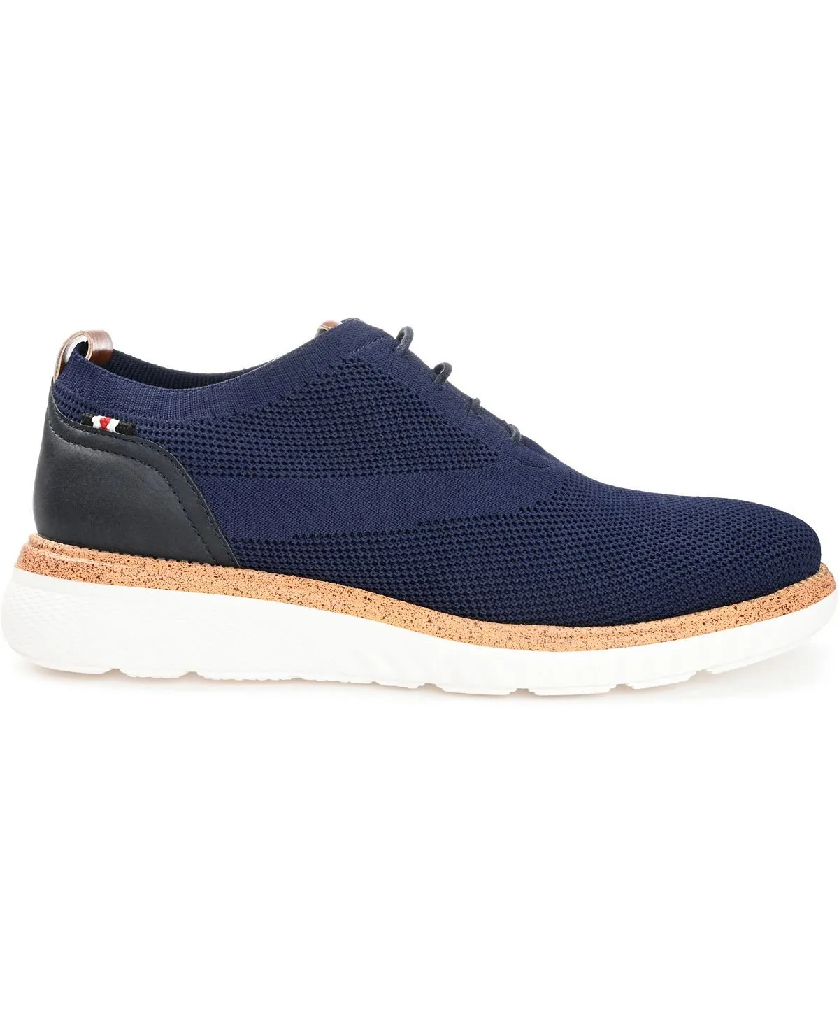 Lamont Vance Co. Men's Knitted Casual Dress Shoes, Blue
