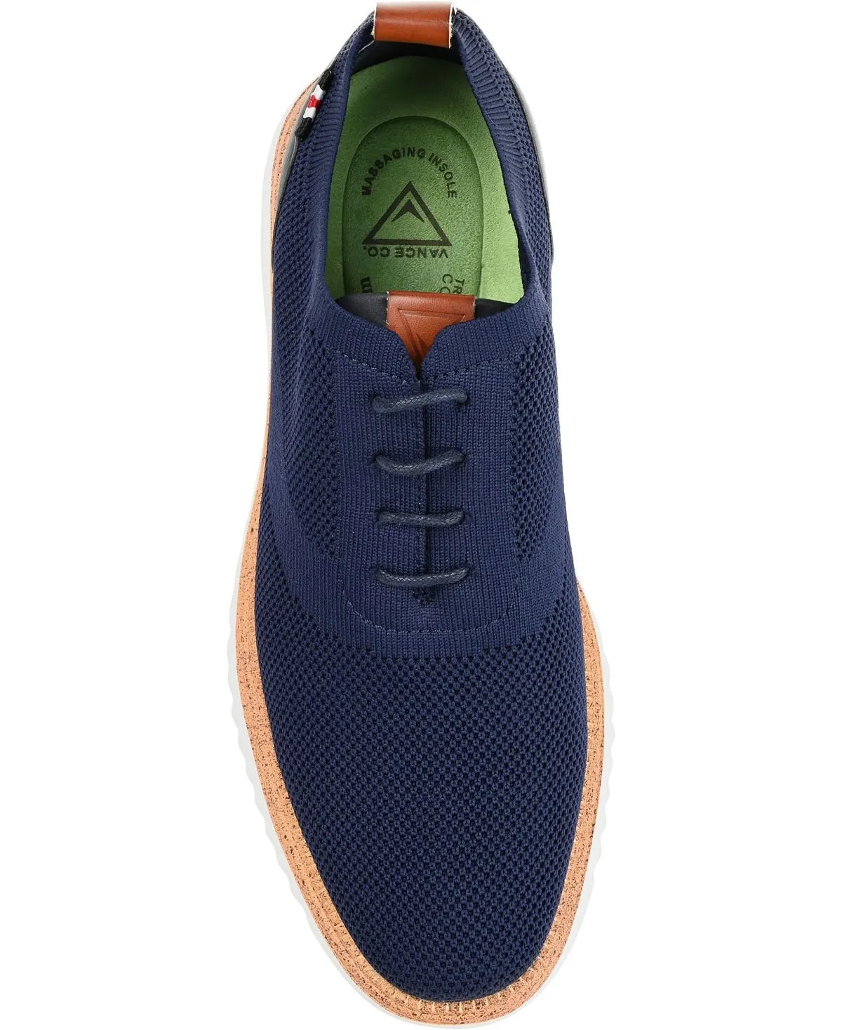 Lamont Vance Co. Men's Knitted Casual Dress Shoes, Blue