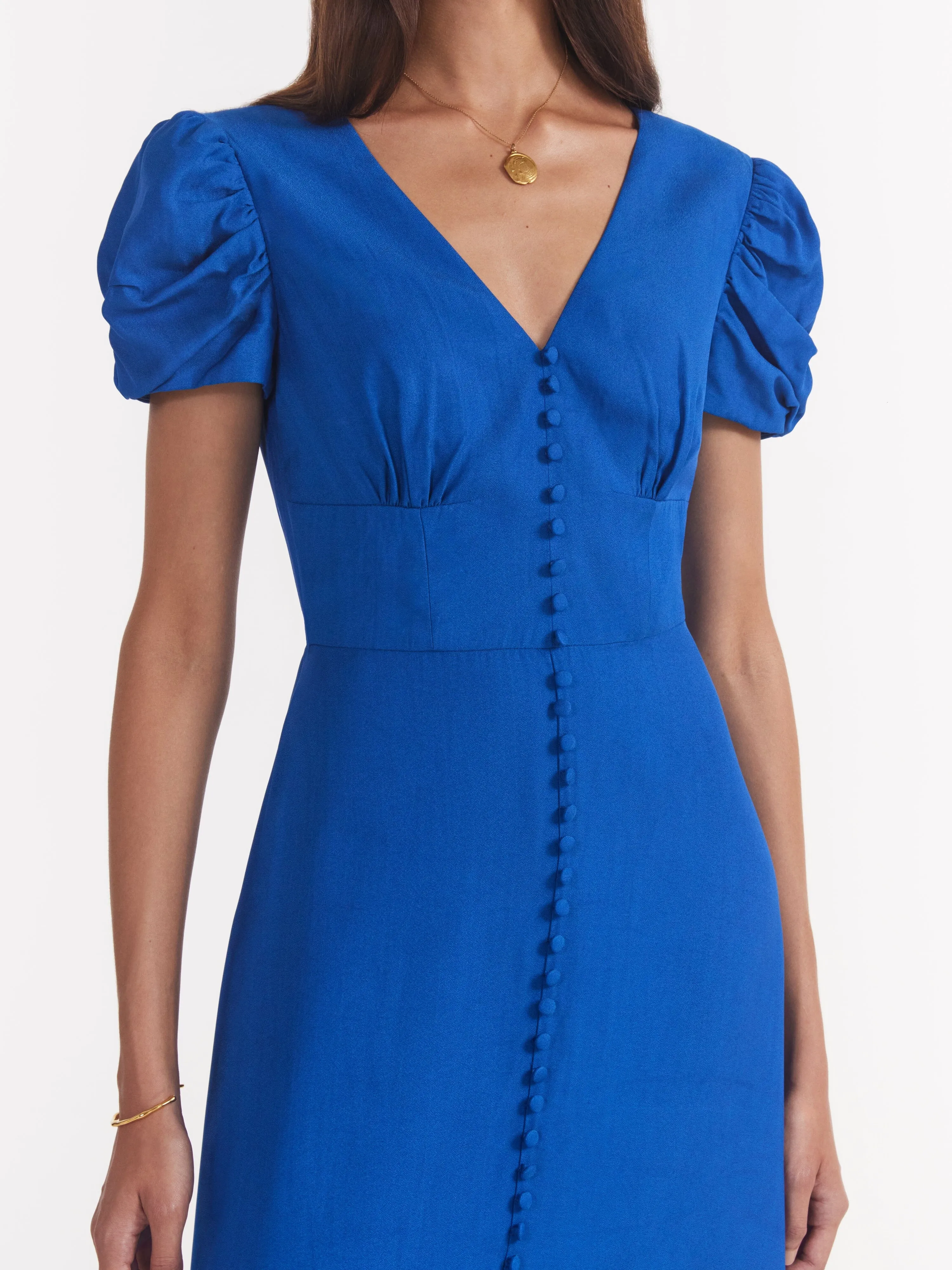 Margot Dress in Lapis Blue