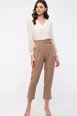 Memorable Day Contrast Lurex Sleeve Top