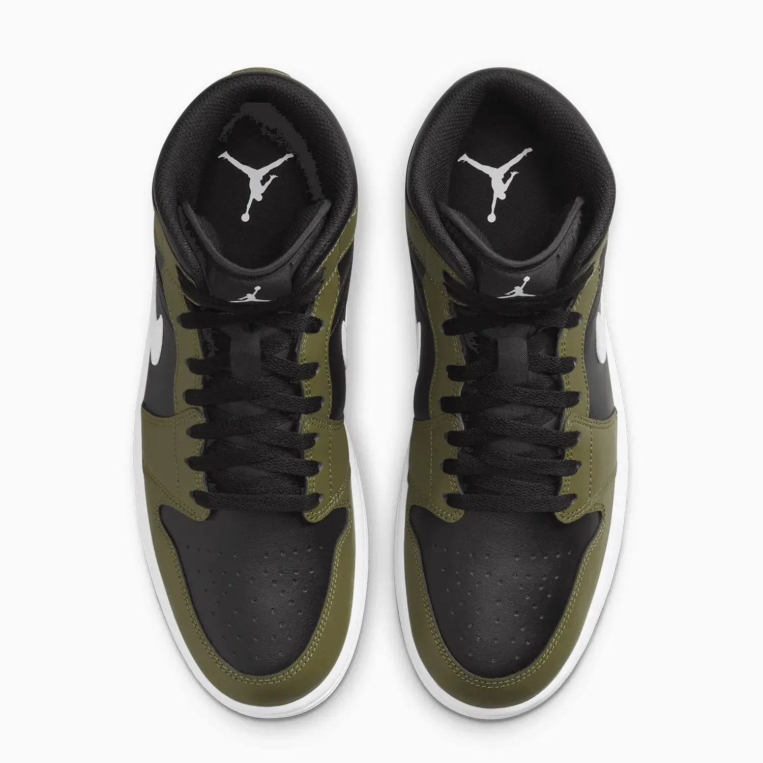 Men's Air Jordan 1 Mid "Black Medium Olive"