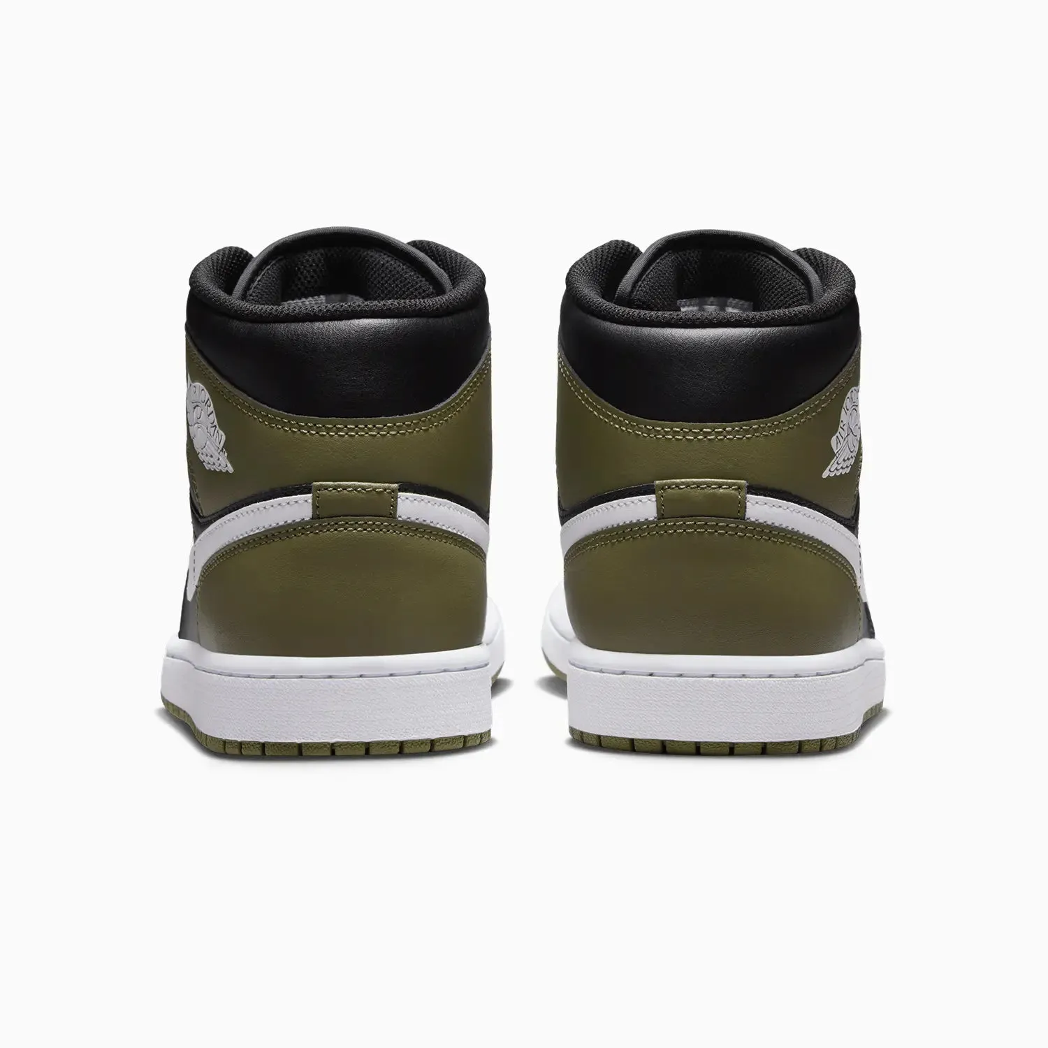 Men's Air Jordan 1 Mid "Black Medium Olive"