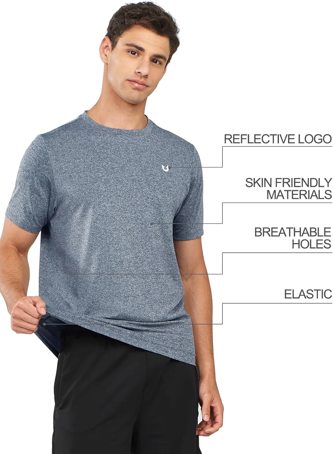 NORTHYARD Breathable 2.0? Men's Athletic Workout T-Shirt