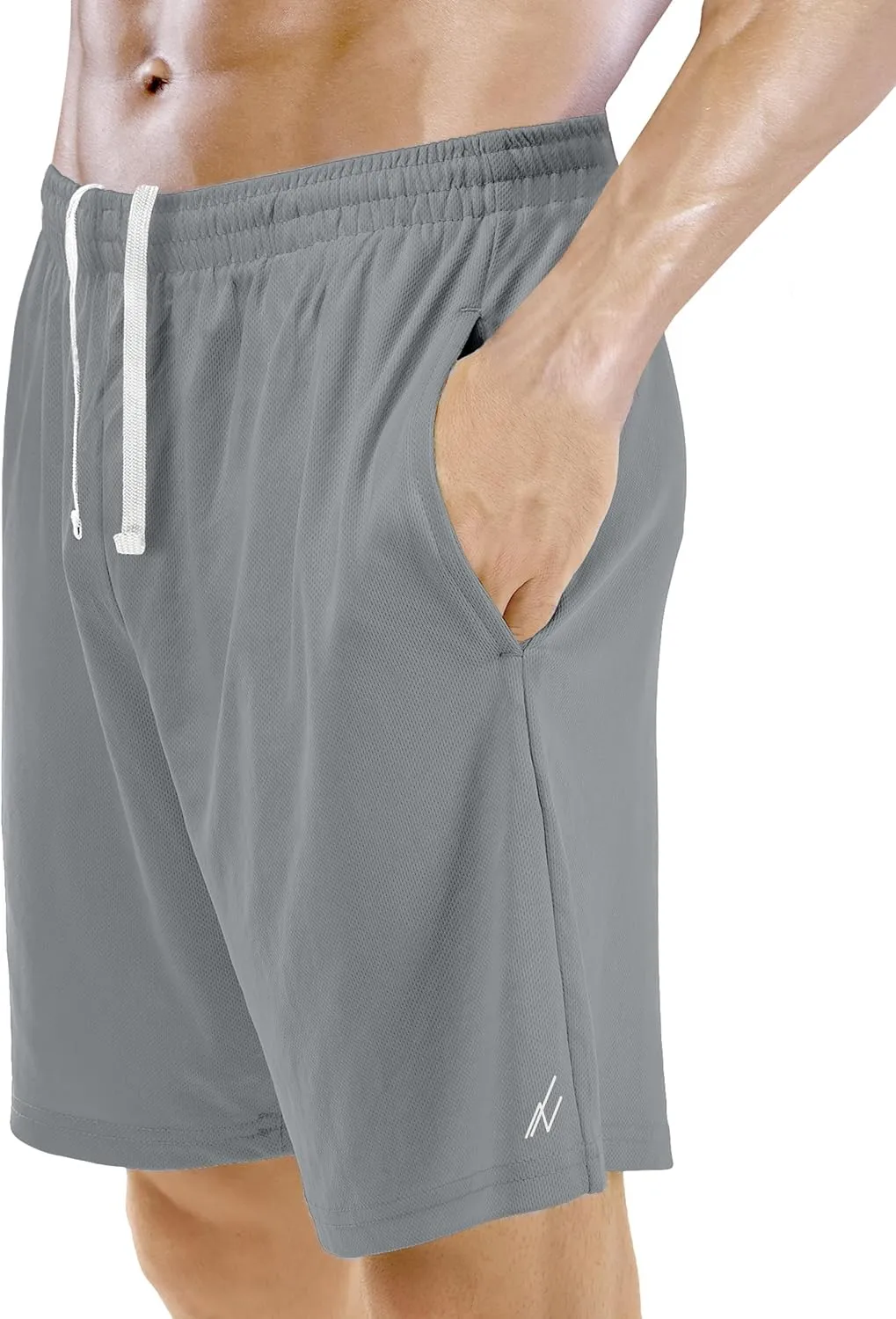NY Threads 3 Pack Men's Athletic Shorts Quick Dry Lightweight Workout Running Gym Shorts with Pockets