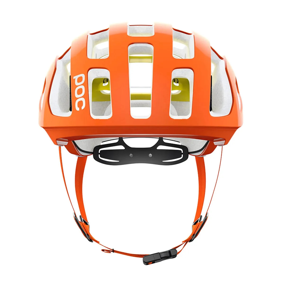 POC OCTAL MIPS Cycling Helmet - Fluorescent Orange AVIP