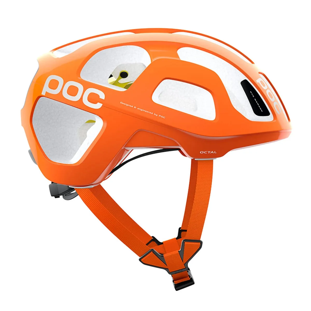POC OCTAL MIPS Cycling Helmet - Fluorescent Orange AVIP