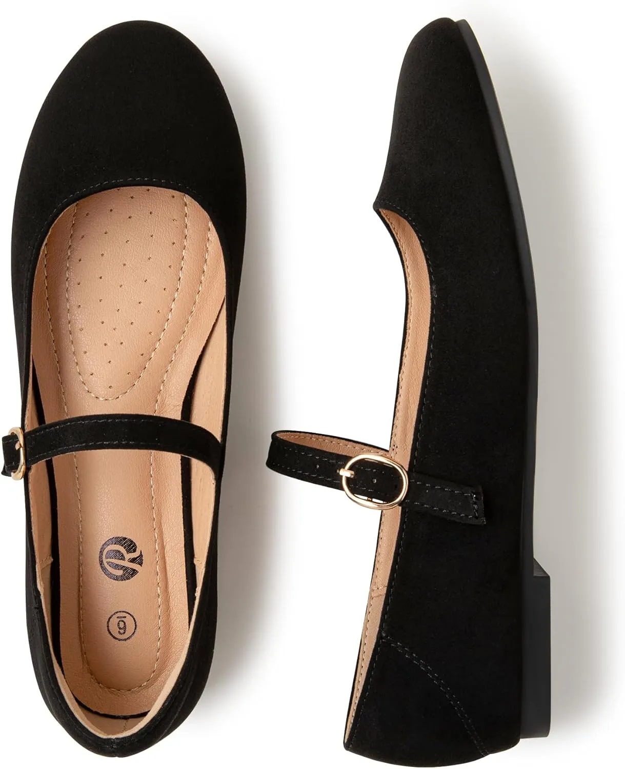 Rekayla Mary Jane Flats Shoes Women Dressy Comfortable Round Toe Slip on Ballet Flat