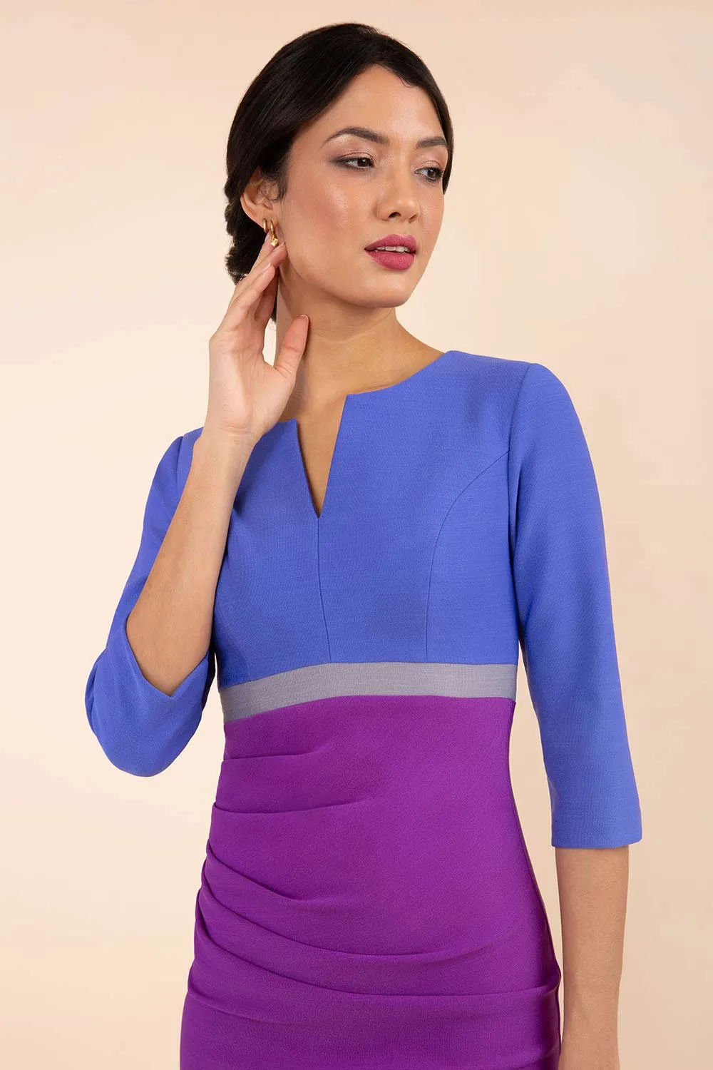 Seed Lara Colour Block Pencil Dress