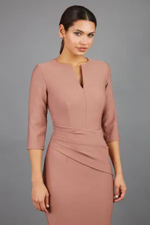 Seed Milton Sleeved Pencil Dress