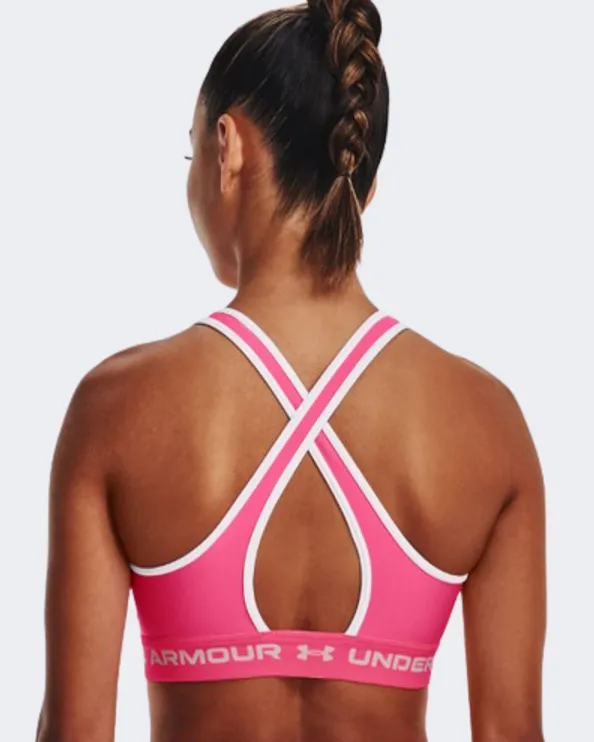 Under Armour Armour&#174; Mid Crossback Women Training Bra Pink 1361034-640