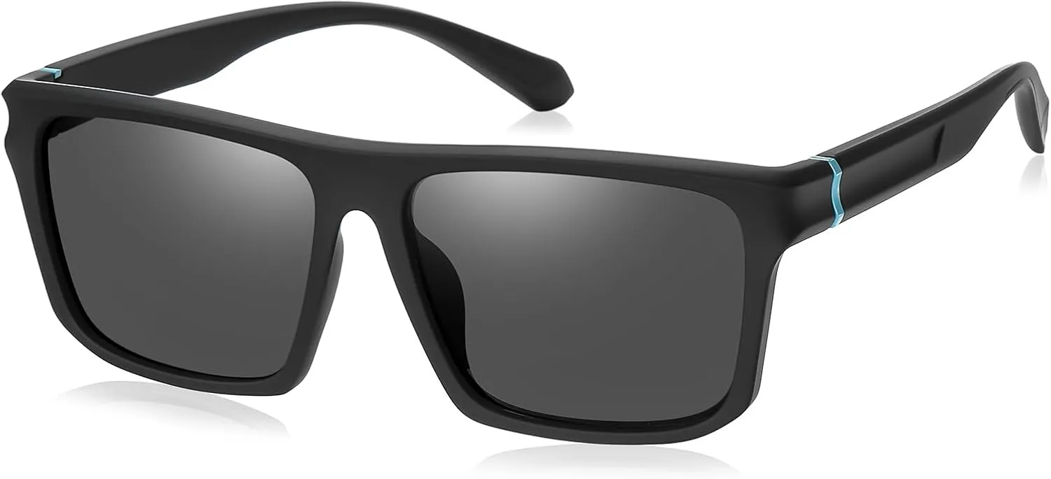 XL Polarized Sunglasses for Big Heads Men Extra Wide Large Oversized Square Frame Sun Glasses UV400 Protection Shades