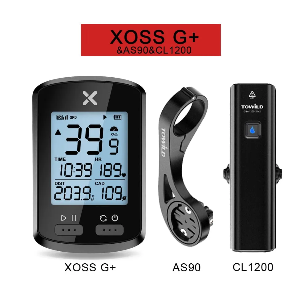 XOSS Bike Computer G Plus Wireless GPS Speedometer Waterproof