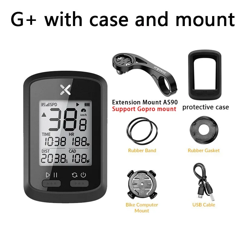 XOSS Bike Computer G Plus Wireless GPS Speedometer Waterproof