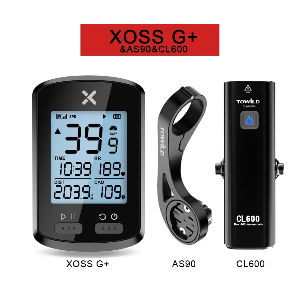 XOSS Bike Computer G Plus Wireless GPS Speedometer Waterproof