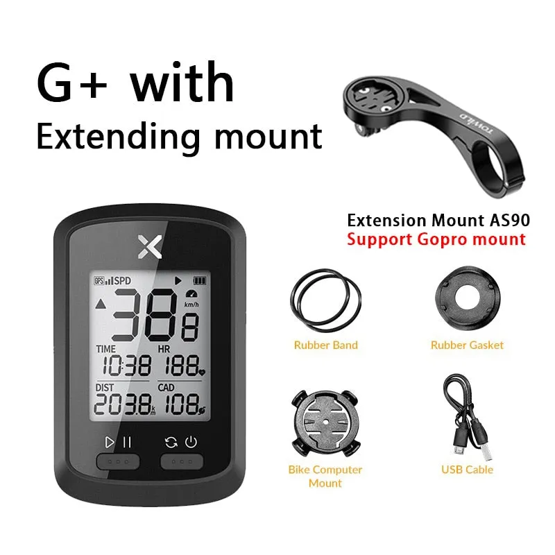 XOSS Bike Computer G Plus Wireless GPS Speedometer Waterproof